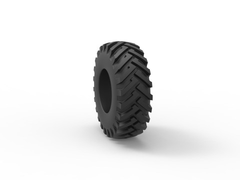 Tractor tire 32 Scale 1 to 25 3D Print Model