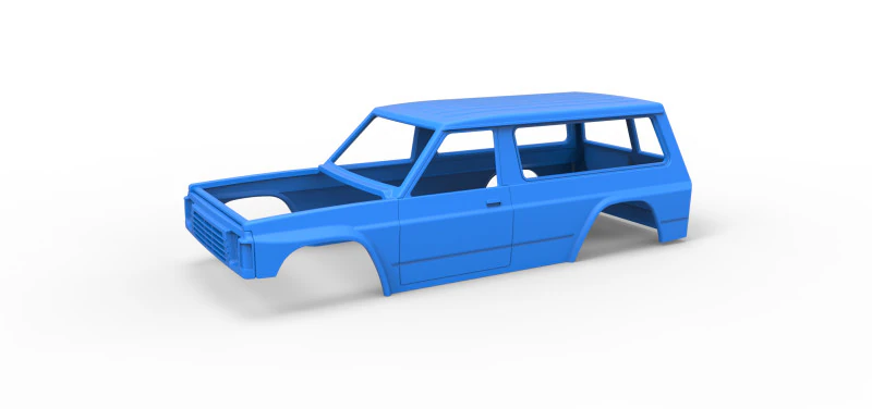 Shell of Uphill Sand Racing Dragster Vers&atilde;o 3 Escala 1 a 25 Modelo de Impressão 3D .c4d .max .obj .3ds .fbx .stl .blend 