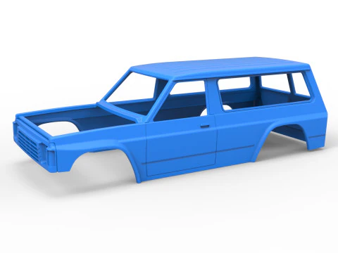 Shell of Uphill Sand Racing Dragster Версия 3 Масштаб от 1 до 25 3D Принт Модель