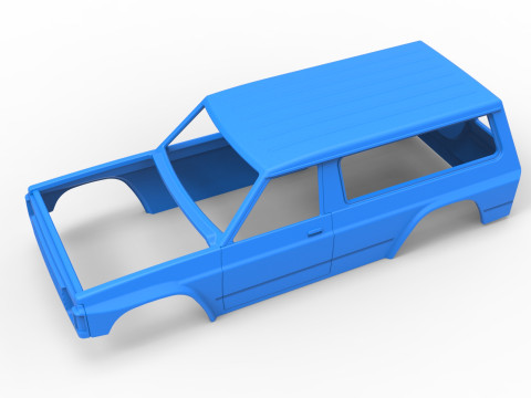 Shell of Uphill Sand Racing Dragster Version 3 Scale 1 to 25 Modèles 3D en vedette
