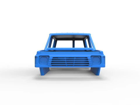 Shell of Uphill Sand Racing Dragster Vers&atilde;o 3 Escala 1 a 25 Modelo de Impressão 3D