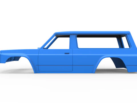 Shell of Uphill Sand Racing Dragster Vers&atilde;o 3 Escala 1 a 25 Modelo de Impressão 3D