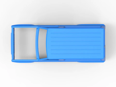 Shell of Uphill Sand Racing Dragster Vers&atilde;o 3 Escala 1 a 25 Modelo de Impressão 3D