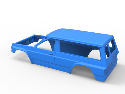 Shell of Uphill Sand Racing Dragster Version 3 Scale 1 to 25 Modèles 3D en vedette