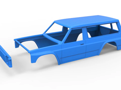 Shell of Uphill Sand Racing Dragster Vers&atilde;o 3 Escala 1 a 25 Modelo de Impressão 3D