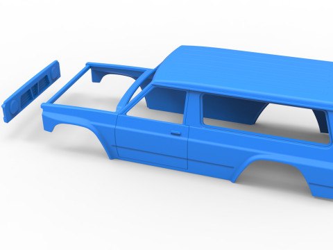 Shell of Uphill Sand Racing Dragster Version 3 Scale 1 to 25 Modèles 3D en vedette