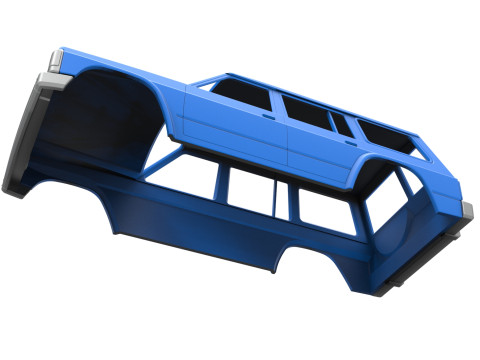 Shell of vintage SUV Version 2 Scale 1 to 25 Modelo de impresión 3D