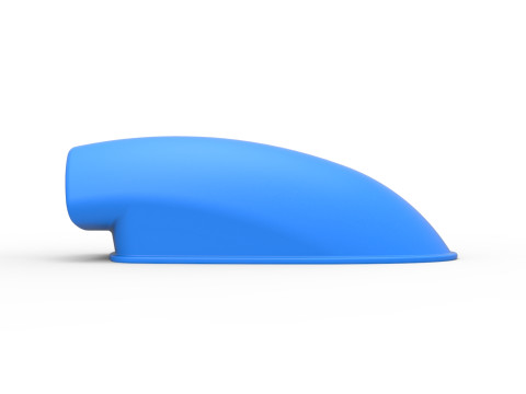 Air Scoop for dragster Version 3 Scale 1 to 25 3D Baskı Modeli
