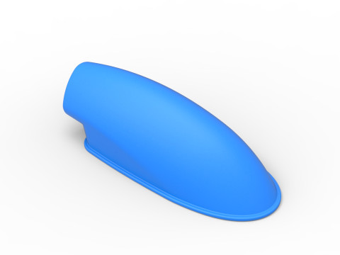 Air Scoop for dragster Version 3 Scale 1 to 25 3D Baskı Modeli