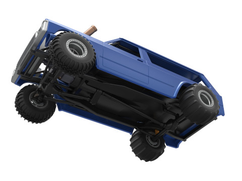 Uphill Sand Racing Dragster Version 4 Scale 1 to 25 3D Print Model