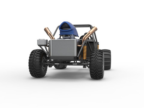 Uphill Sand Racing Dragster Base Version 4 Scale 1 to 25 Modèles 3D en vedette