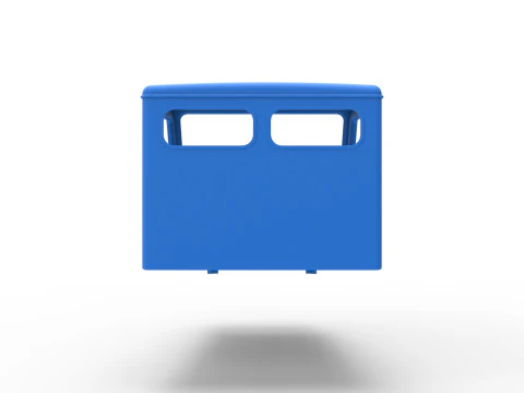 Cab of Vintage GATR Racing Semi truck Scale 1 to 25 3D Print Model