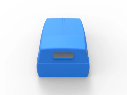 Cab of Big Rig Racing Semi truck Scale 1 to 25 3D Print Model