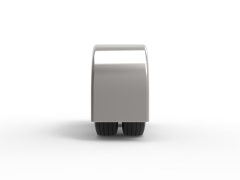 Semi truck Rear fenders Set 1 Scale 1 to 25 3D Принт Модель