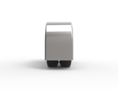 Semi truck Rear fenders Set 1 Scale 1 to 25 3D Принт Модель