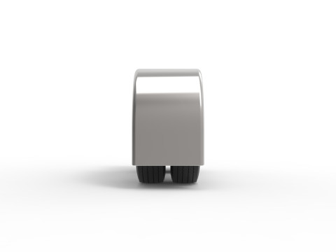 Semi truck Rear fenders Set 1 Scale 1 to 25 3D Принт Модель
