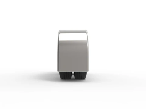 Semi truck Rear fenders Set 1 Scale 1 to 25 3D Print Model