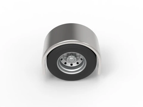 Semi truck Rear fenders Set 1 Scale 1 to 25 3D Print Model