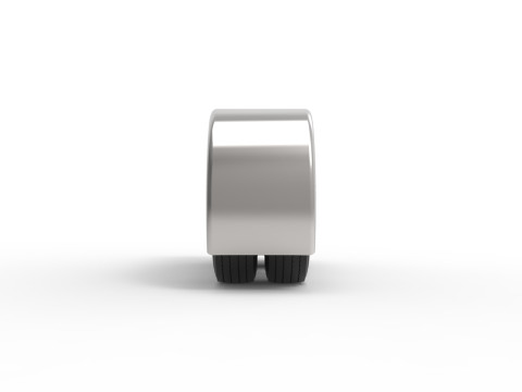 Semi truck Rear fenders Set 2 Scale 1 to 25 Modelo de Impressão 3D