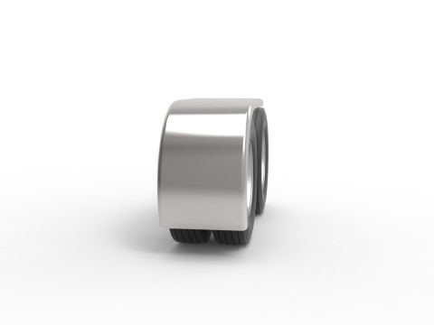 Semi truck Rear fenders Set 2 Scale 1 to 25 Modelo de Impressão 3D