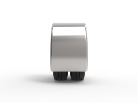 Semi truck Rear fenders Set 2 Scale 1 to 25 Modelo de Impressão 3D