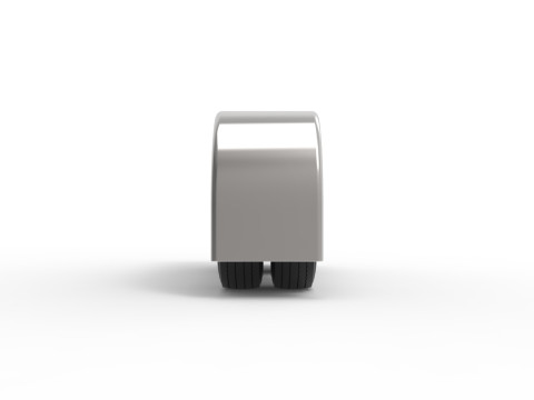 Semi truck Rear fenders Set 3 Scale 1 to 25 3D 打印模型