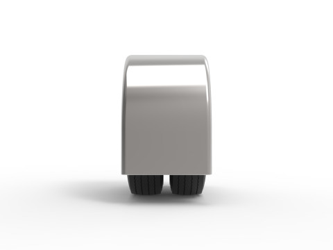 Semi truck Rear fenders Set 3 Scale 1 to 25 3D 打印模型
