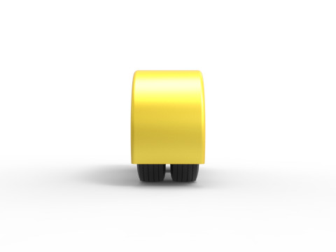 Semi truck Rear fenders Set 5 Scale 1 to 25 3D Принт Модель