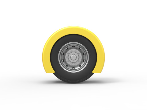 Semi truck Rear fenders Set 5 Scale 1 to 25 3D Принт Модель
