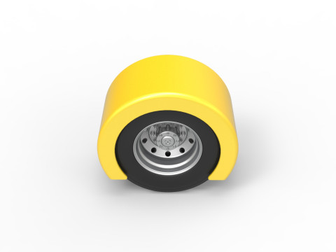 Semi truck Rear fenders Set 5 Scale 1 to 25 3D Принт Модель