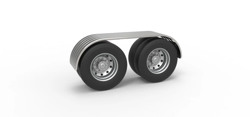 Spatbor belakang semi truk Set 7 Skala 1 hingga 25 Model Cetak 3D .c4d .max .obj .3ds .fbx .stl .blend 