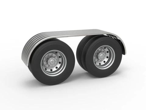 Semi vrachtwagen Achterspatborden Set 7 Schaal 1 tot 25 3D printmodel