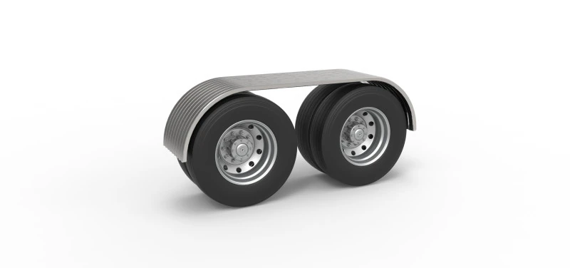 Semi truck Rear fenders Set 8 Scale 1 to 25 3D Print Model .c4d .max .obj .3ds .fbx .stl .blend 