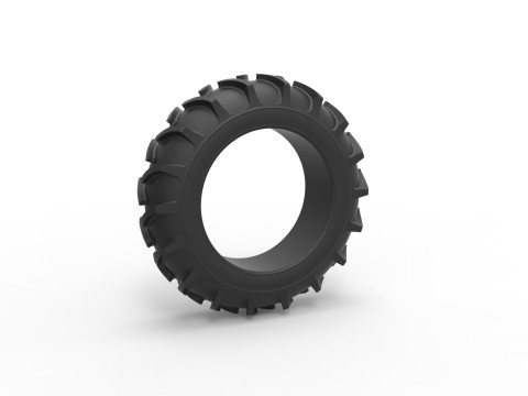 Tractor tire 33 Scale 1 to 25 Modello di stampa 3D