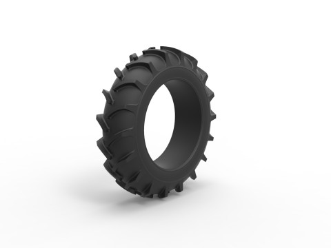 Tractor tire 33 Scale 1 to 25 Model Cetak 3D