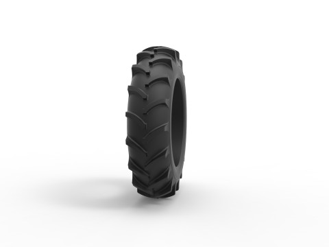 Tractor tire 33 Scale 1 to 25 Model Cetak 3D