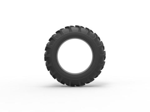 Tractor tire 33 Scale 1 to 25 Model Cetak 3D