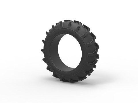 Tractor tire 33 Scale 1 to 25 Model Cetak 3D
