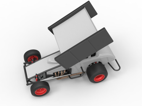 New Zealand Modified stock car Scale 1 to 25 3D Print Model
