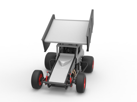 New Zealand Modified stock car Scale 1 to 25 3D Print Model