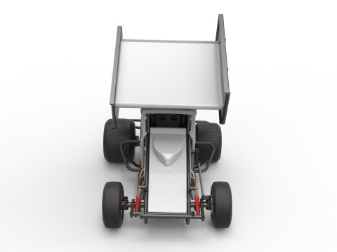 New Zealand Modified stock car Scale 1 to 25 3D Print Model