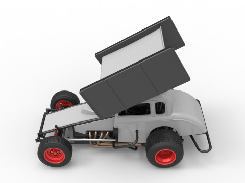 New Zealand Modified stock car Scale 1 to 25 3D Print Model