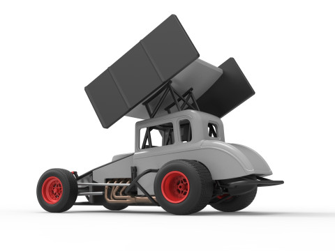 New Zealand Modified stock car Scale 1 to 25 3D Print Model