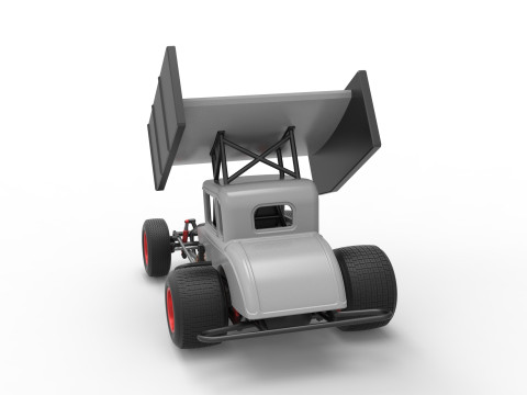 New Zealand Modified stock car Scale 1 to 25 3D Print Model