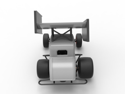 New Zealand Modified stock car Scale 1 to 25 3D Print Model