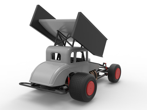New Zealand Modified stock car Scale 1 to 25 3D Print Model