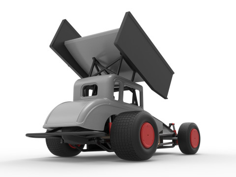 New Zealand Modified stock car Scale 1 to 25 3D Print Model