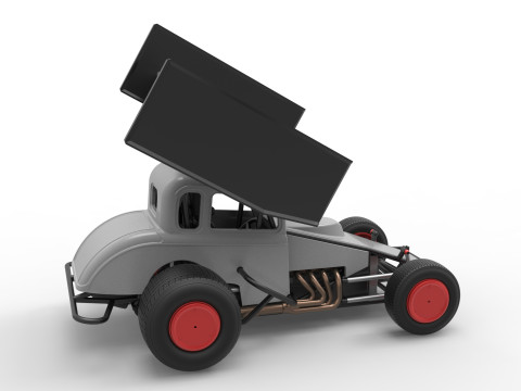New Zealand Modified stock car Scale 1 to 25 3D Print Model