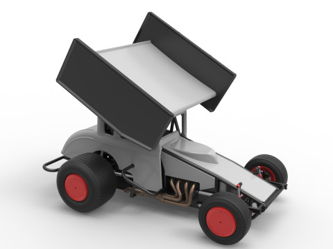 New Zealand Modified stock car Scale 1 to 25 3D Print Model