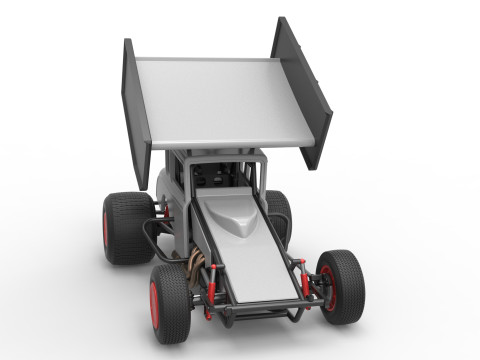 New Zealand Modified stock car Scale 1 to 25 3D Print Model